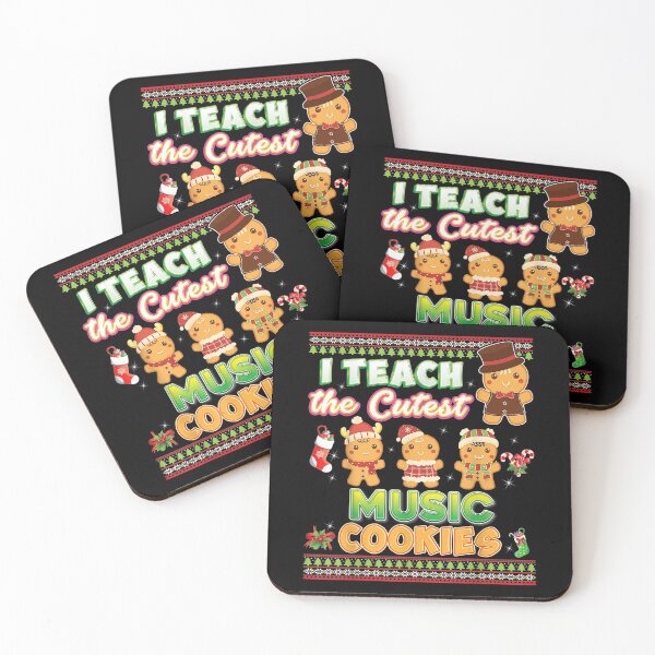 Item preview,  Teach Cutest Music Cookies Teacher Christmas Sweater designed and sold by sandyq55.