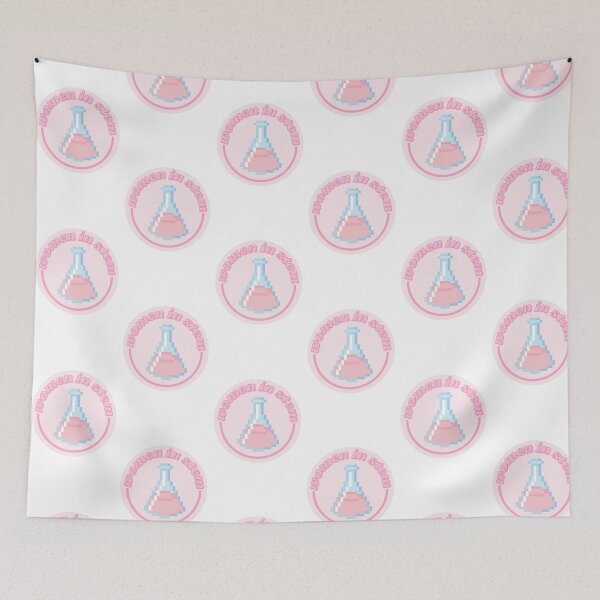 Item preview, Women in STEM | Science | Beaker | Aesthetic | Pastel Pink Background designed and sold by riyasarts.