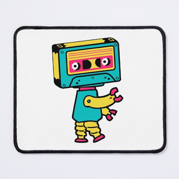 Item preview, Cassette Bot The Retro Cassette Tape Robot designed and sold by 4U2NV-LDN.