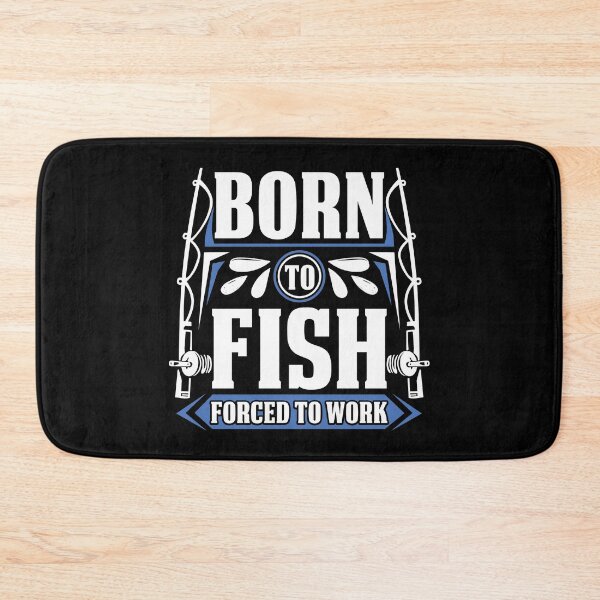 Item preview, Born to fish, Forced to work designed and sold by Elshan Ilyasov.