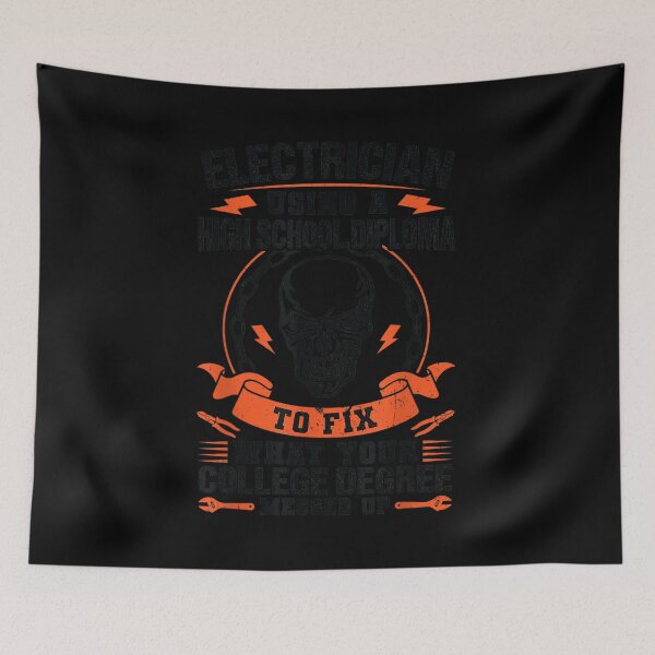Item preview,  Electrician Using High School Diploma Electric designed and sold by olivee79.