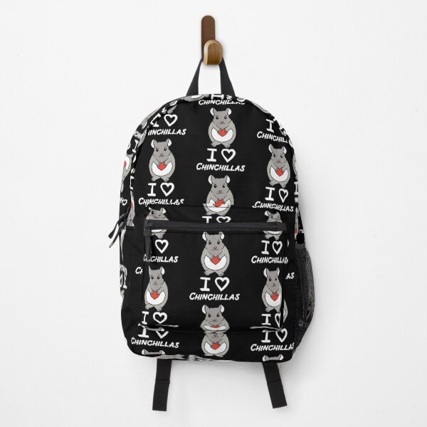 Item preview, Cute I Love Chinchillas with Heart for Chinchilla Lovers White designed and sold by Mochi-Merch.