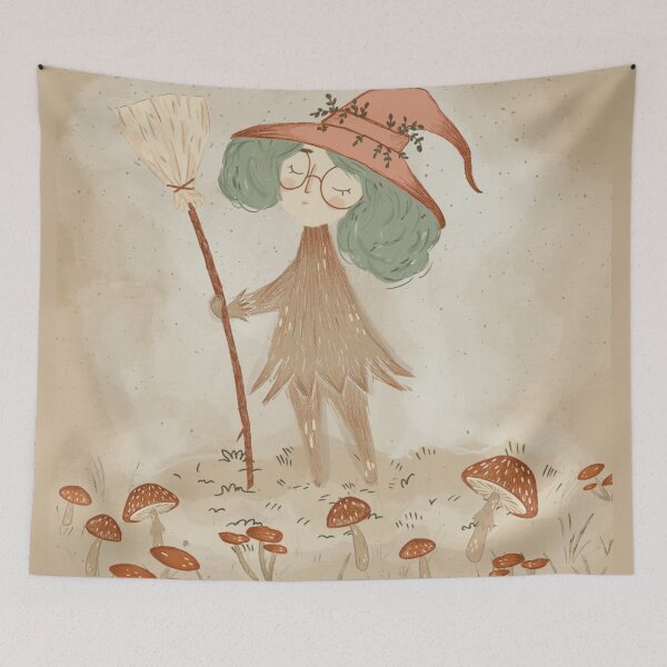 Item preview, Mushroom witch designed and sold by Rania Younis.