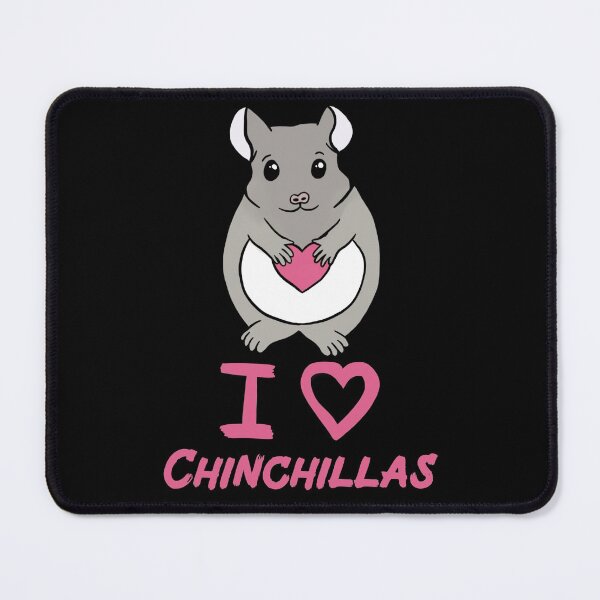 Item preview, Cute I Love Chinchillas with Heart for Chinchilla Lovers Pink designed and sold by Mochi-Merch.