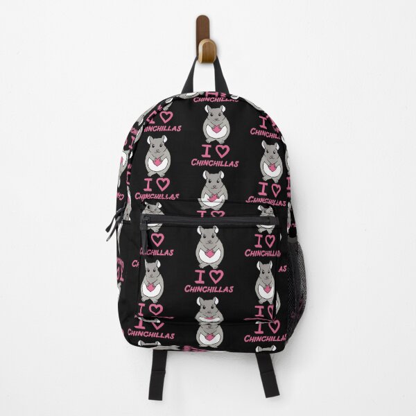 Item preview, Cute I Love Chinchillas with Heart for Chinchilla Lovers Pink designed and sold by Mochi-Merch.