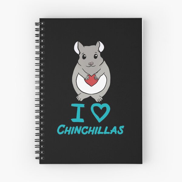 Item preview, Cute I Love Chinchillas with Heart for Chinchilla Lovers Blue designed and sold by Mochi-Merch.