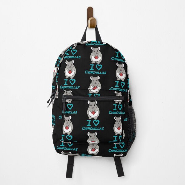 Item preview, Cute I Love Chinchillas with Heart for Chinchilla Lovers Blue designed and sold by Mochi-Merch.