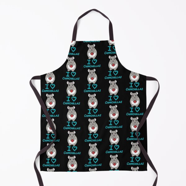 Item preview, Cute I Love Chinchillas with Heart for Chinchilla Lovers Blue designed and sold by Mochi-Merch.