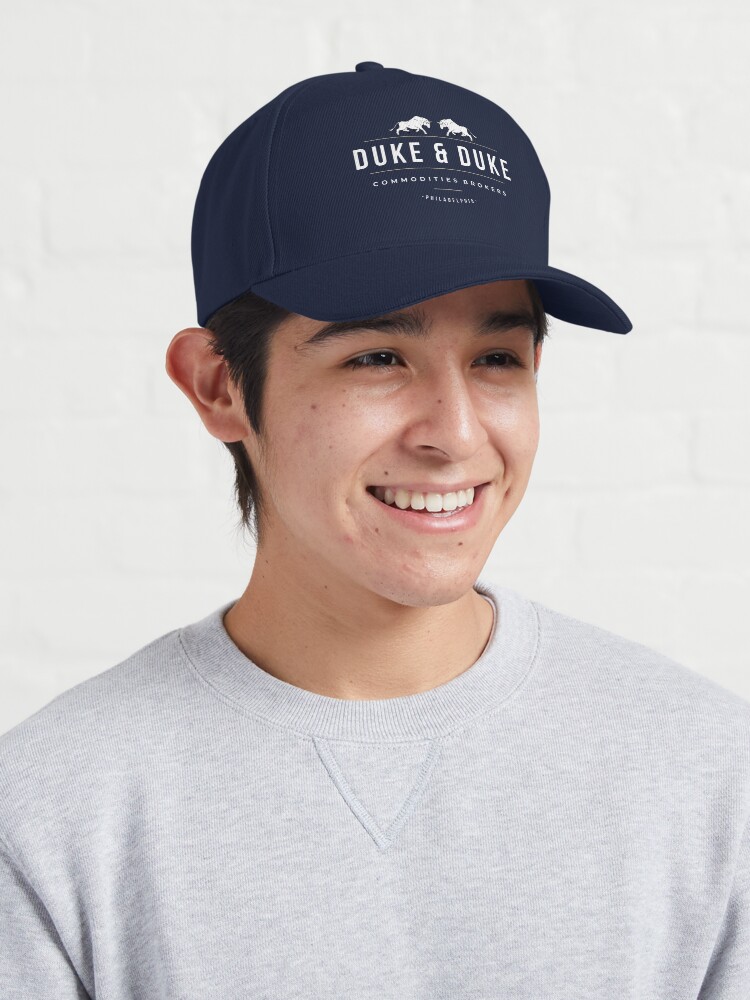 Alternate view of Duke & Duke - Commodities Brokers - modern vintage logo Cap
