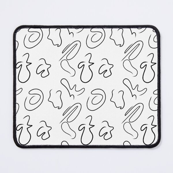 Item preview, Black and white abstract line art pattern designed and sold by kingroy.