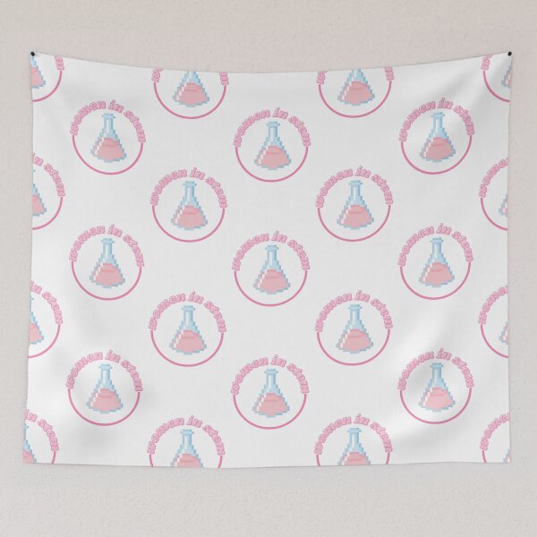 Item preview, Women in STEM | Science | Beaker | Aesthetic | Pastel Pink designed and sold by riyasarts.