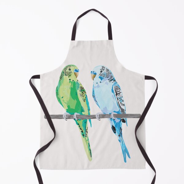 Item preview, Two Budgies Sitting designed and sold by laurendemoet.
