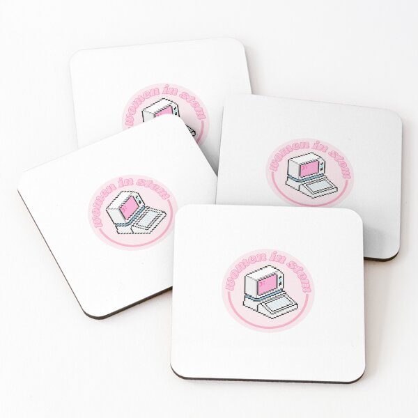 Item preview, Women in STEM | Science | Computer | Coding | Computer Science| Aesthetic | Pastel Pink Background designed and sold by riyasarts.