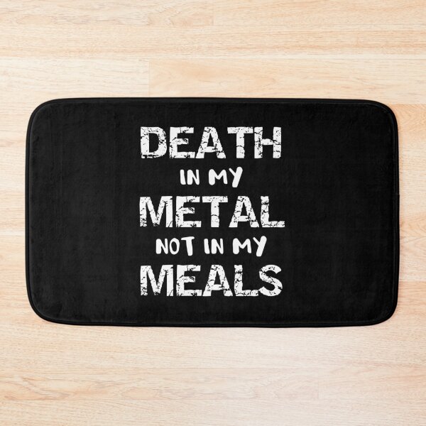 Item preview, Death In My Metal Not In My Meals Vegan Gift T-Shirt designed and sold by mcdowellde.