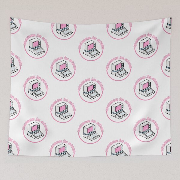 Item preview, Women in STEM | Science | Computer | Coding | Computer Science| Aesthetic | Pastel Pink  designed and sold by riyasarts.
