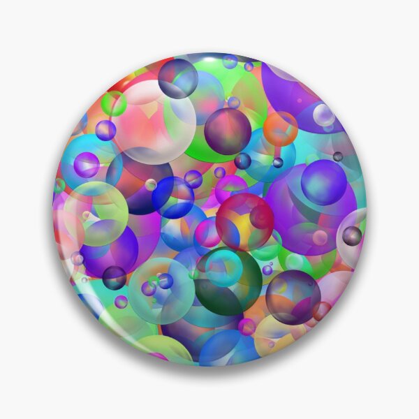 Item preview, Colorful Rainbow Bubble Pattern designed and sold by Deborah Camp.