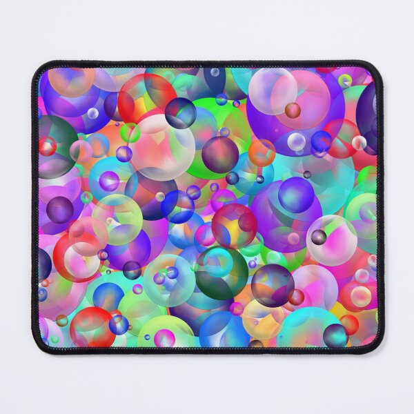 Item preview, Colorful Rainbow Bubble Pattern designed and sold by Deborah Camp.