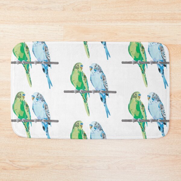 Item preview, Two Budgies Sitting designed and sold by laurendemoet.