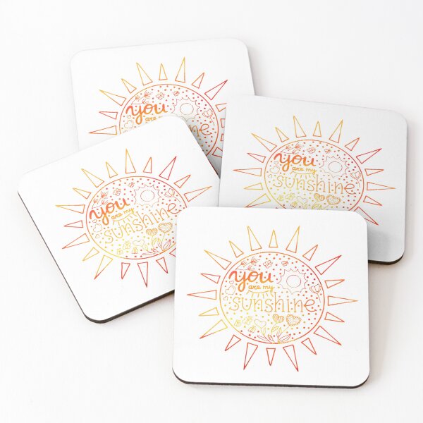 Item preview, Lettering You Are My Sunshine Inside Hot Colored Sun designed and sold by WearWolfDesigns.