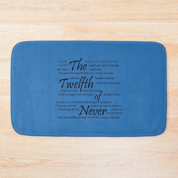 Item preview, The Twelfth of Never   designed and sold by MemoryVintage72.