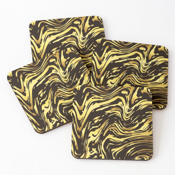 Item preview, Abstract shiny golden marble texture designed and sold by Perfectwear7.