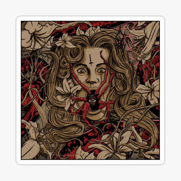 Autumn Arachnophobia Sticker