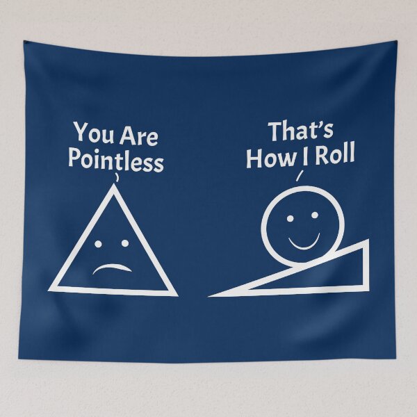 Item preview, You Are Pointless Funny Math Pun designed and sold by KrisSidDesigns.