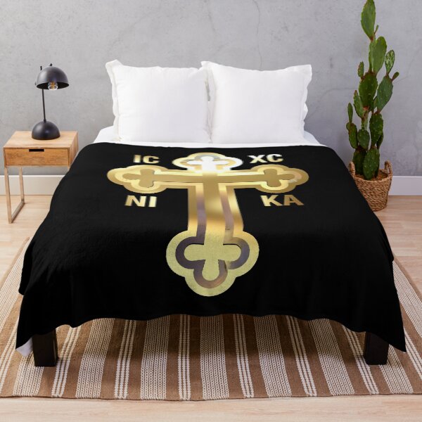 Item preview, Greek Orthodox Cross Gold and Quartz designed and sold by Yiorgos Designs.
