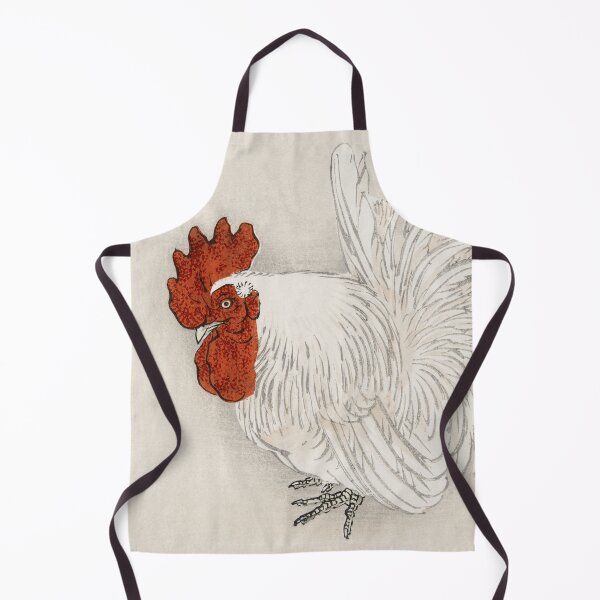 Item preview, Japanese Bantam Rooster Kono Bairei Watercolor Vintage Painting designed and sold by VintageArchive.