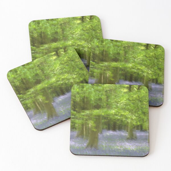 Item preview, Digital Impressionist photograph of Bluebell Woodland designed and sold by SimonJohnson1.