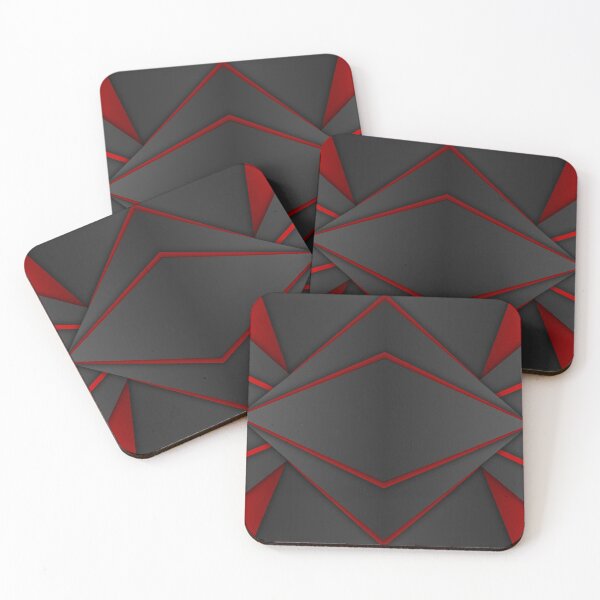 Item preview, Copy of Abstract geometric red pattern designed and sold by urban-color.