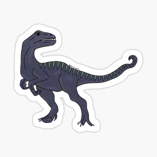 Jurassic World Sticker 'Isla Nublar Raptors''90s Movie MemorabiliaDecals 