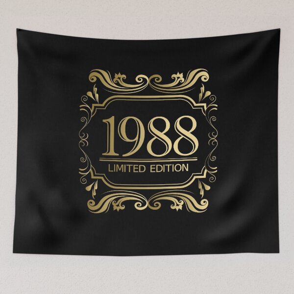 Artikelvorschau, 1988 Limited Edition 33. Geburtstag Jahrgang 1988 entworfen und verkauft von Ibu83.