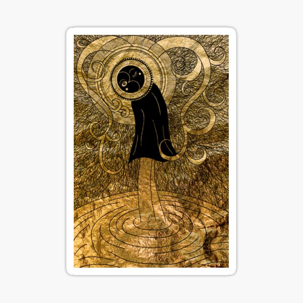 celestial (sun) Sticker