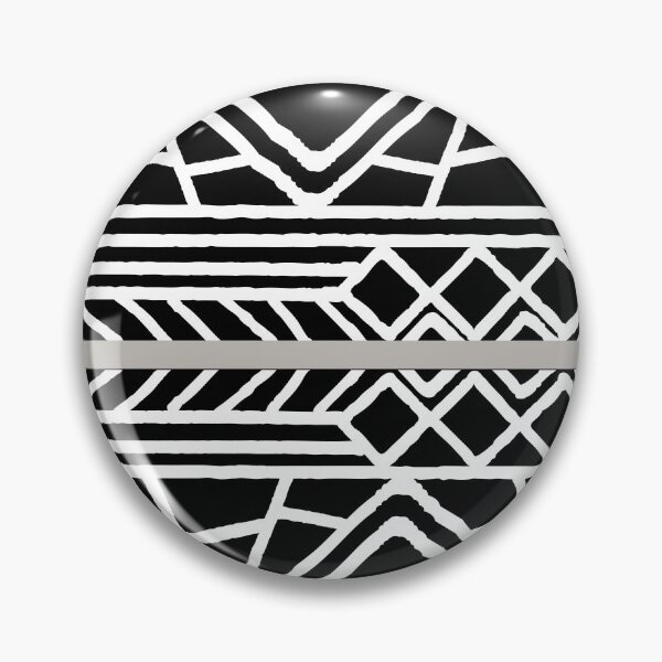 Item preview, Grayish Beige Black and White Mud Cloth Pattern Pairs HGTV 2022 Popular Color Stone Isle HGSW1496 - Colour Trends - Hue - Shade designed and sold by ColorOfTheYears.