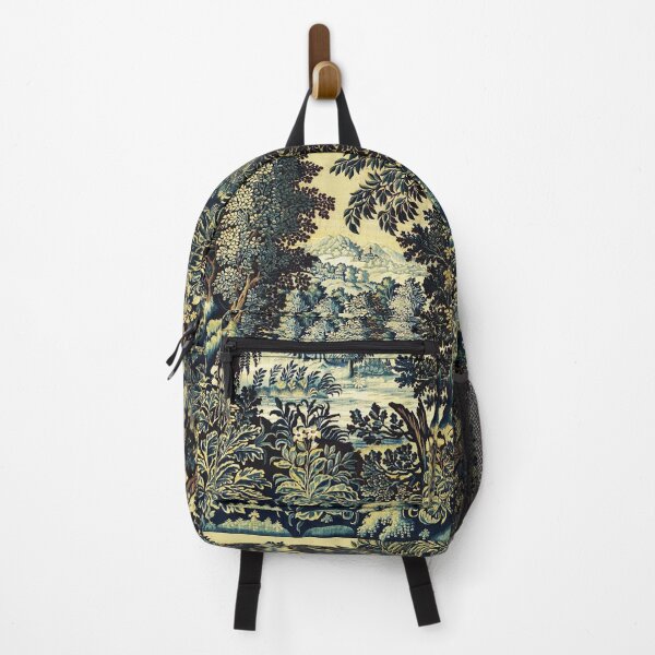 Item preview, GREENERY,BIRDS,TREES IN WOODLAND LANDSCAPE Blue Green Floral designed and sold by BulganLumini.