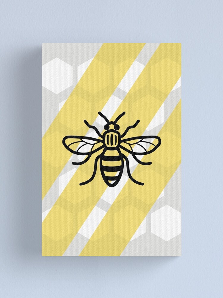 "Manchester Bee" Canvas Print for Sale by joekeo Redbubble