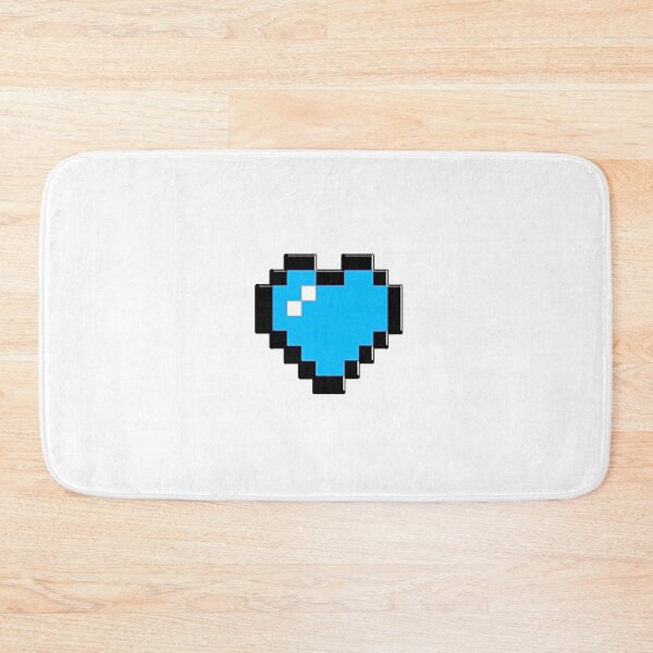 Item preview, 8 BIT BLUE HEART designed and sold by xBLACKSTAR.