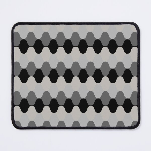 Item preview, Grayish Beige Gray and Black Wavy Stripe Pattern Pairs HGTV 2022 Popular Color Stone Isle HGSW1496 - Colour Trends - Hue - Shade designed and sold by ColorOfTheYears.