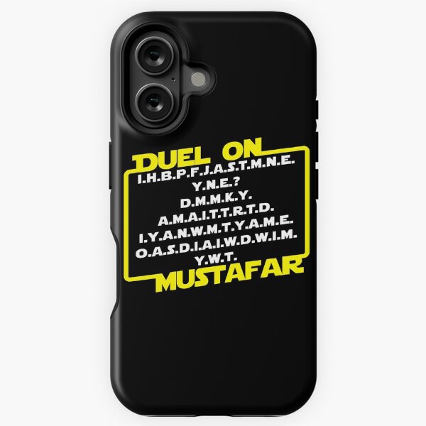 Vista previa del artículo con la obra «He traído paz, libertad, justicia y seguridad (duelo en Mustafar)», diseñado y vendido por AleFromVenice.