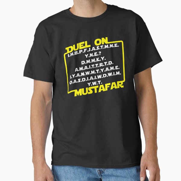 Item preview, I Have Brought Peace Freedom Justice And Security (Duel on Mustafar) designed and sold by AleFromVenice.