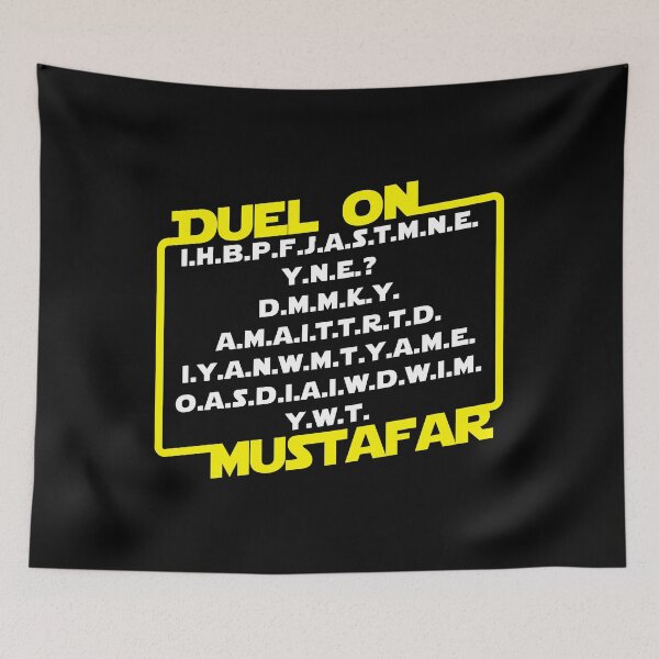 Item preview, I Have Brought Peace Freedom Justice And Security (Duel on Mustafar) designed and sold by AleFromVenice.