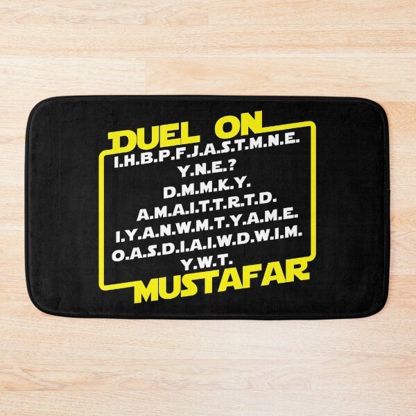 Item preview, I Have Brought Peace Freedom Justice And Security (Duel on Mustafar) designed and sold by AleFromVenice.