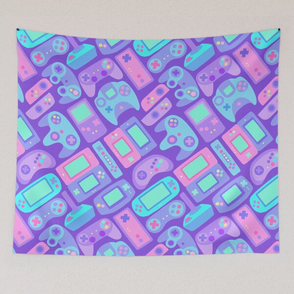 Item preview,  Video Game Controllers in Cool Colors designed and sold by Paisley Yazel.
