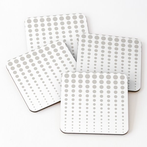 Item preview, Grayish Beige and White Reduced Polka Dots Pattern Pairs HGTV 2022 Popular Color Stone Isle HGSW1496 - Colour Trends - Hue - Shade designed and sold by ColorOfTheYears.