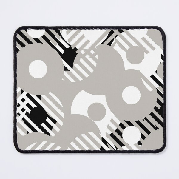 Item preview, Grayish Beige Black White Retro Circle Pattern Pairs HGTV 2022 Popular Color Stone Isle HGSW1496 - Colour Trends - Hue - Shade designed and sold by ColorOfTheYears.