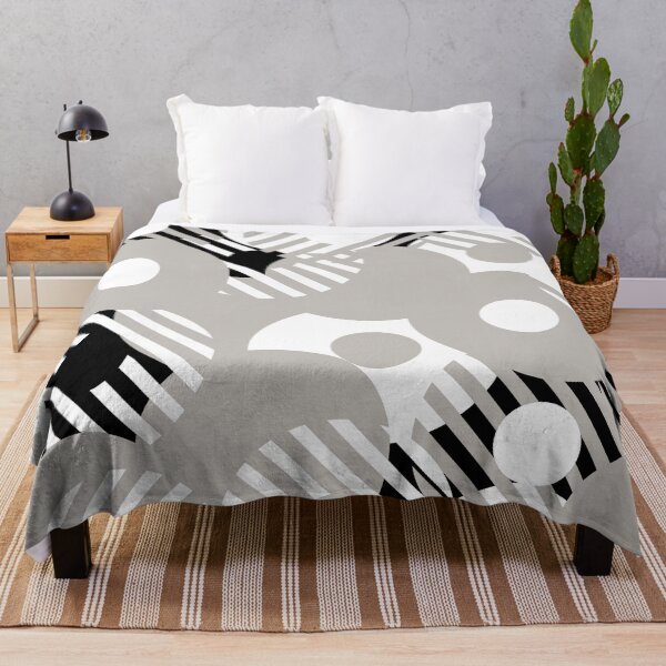 Item preview, Grayish Beige Black White Retro Circle Pattern Pairs HGTV 2022 Popular Color Stone Isle HGSW1496 - Colour Trends - Hue - Shade designed and sold by ColorOfTheYears.