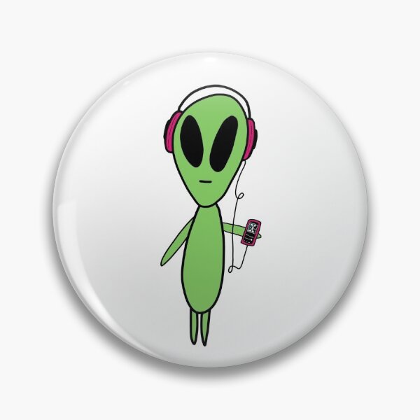 Item preview, alien listening to the x files theme song designed and sold by DanaScully0709.