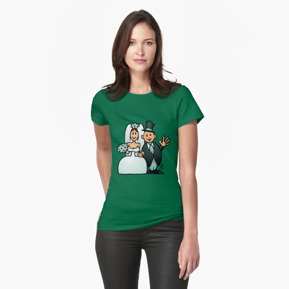 Wonderfull wedding Fitted T-Shirt