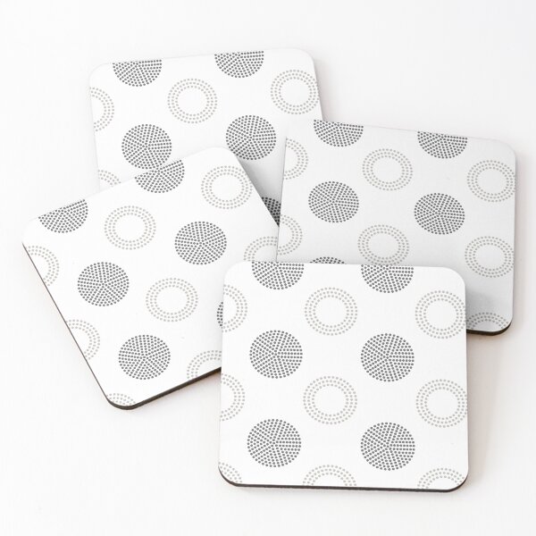 Item preview, Grayish Beige Gray White Circle Polka Dot Pattern Pairs HGTV 2022 Popular Color Stone Isle HGSW1496 - Colour Trends - Hue - Shade designed and sold by ColorOfTheYears.
